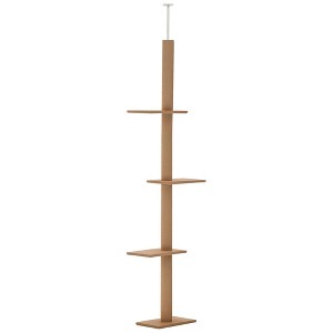 BABYYER Adjustable Cat Tree, Multi-Level Cat Tower with Sisal-Covered Scratching Posts, Durable Pet Furniture for Kittens - 1 of 4