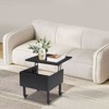 YIYIBYUS Lift Top End Table, Modern side Table for Living Room - 3 of 4