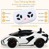 Costway 12V Ride on Car  with 2.4G Remote Control LED Lights MP3 Music Horn - 3 of 4