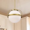 Nuvo Lighting Lakeshore 1 - Light Pendant in  Natural Brass - 2 of 4