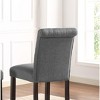 NicBex Dining Chairs Set of 2 Upholstered Chair Counter Height Stools with Solid Wood Frame Suitable for Kitchen - 3 of 4