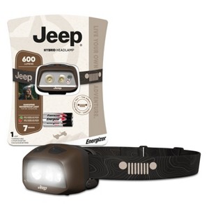 Energizer 600 Lumens Jeep Hybrid Rechargeable LED Headlamp Brown - 1 of 3