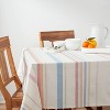 104" x 60" Cotton Multi-Striped Tablecloth - Threshold™ - image 2 of 3