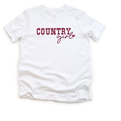 The Juniper Shop Country Girl Heart Girls Short Sleeve Tee