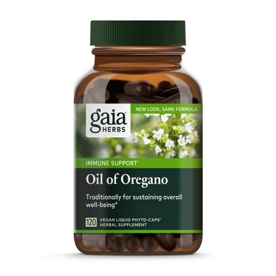Gaia Herbs Oil of Oregano - Immune and Antioxidant Support Supplement with Oregano Oil, Carvacrol, and Thymol