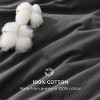 100% Washed Cotton Duvet Cover Minimalist Cotton Duvet Cover for All Seasons GentleSoft™ Plain Simple Bedding Set - 3 of 4