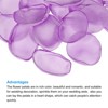 Unique Bargains Silk Decoration Artificial Hydrangea Flower Petals 200 Pcs Purple - 4 of 4