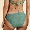 Women's Textured Low-Waist Swim Bikini Bottoms - Cupshe - 3 of 4