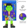 Trick Or Treat Bright Green and Blue 13 X 19 Polyester Outdoor Hanging Garden Flag - 2 of 2
