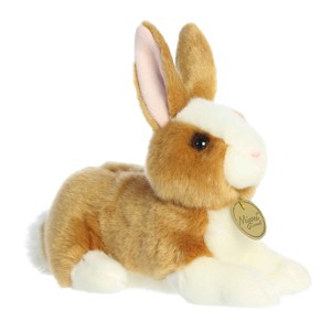 Aurora Small Dutch Rabbit Miyoni Realistic Stuffed Animal Brown 8" - 1 of 4
