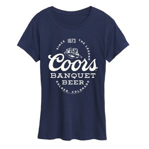 Women's - Coors - Banquet Beer Short Sleeve Graphic T-Shirt - 1 of 4