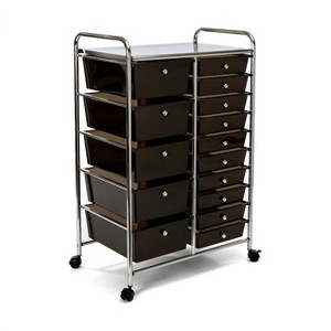 Seville Classics 15-Drawer Rolling Organizer Cart - 1 of 4