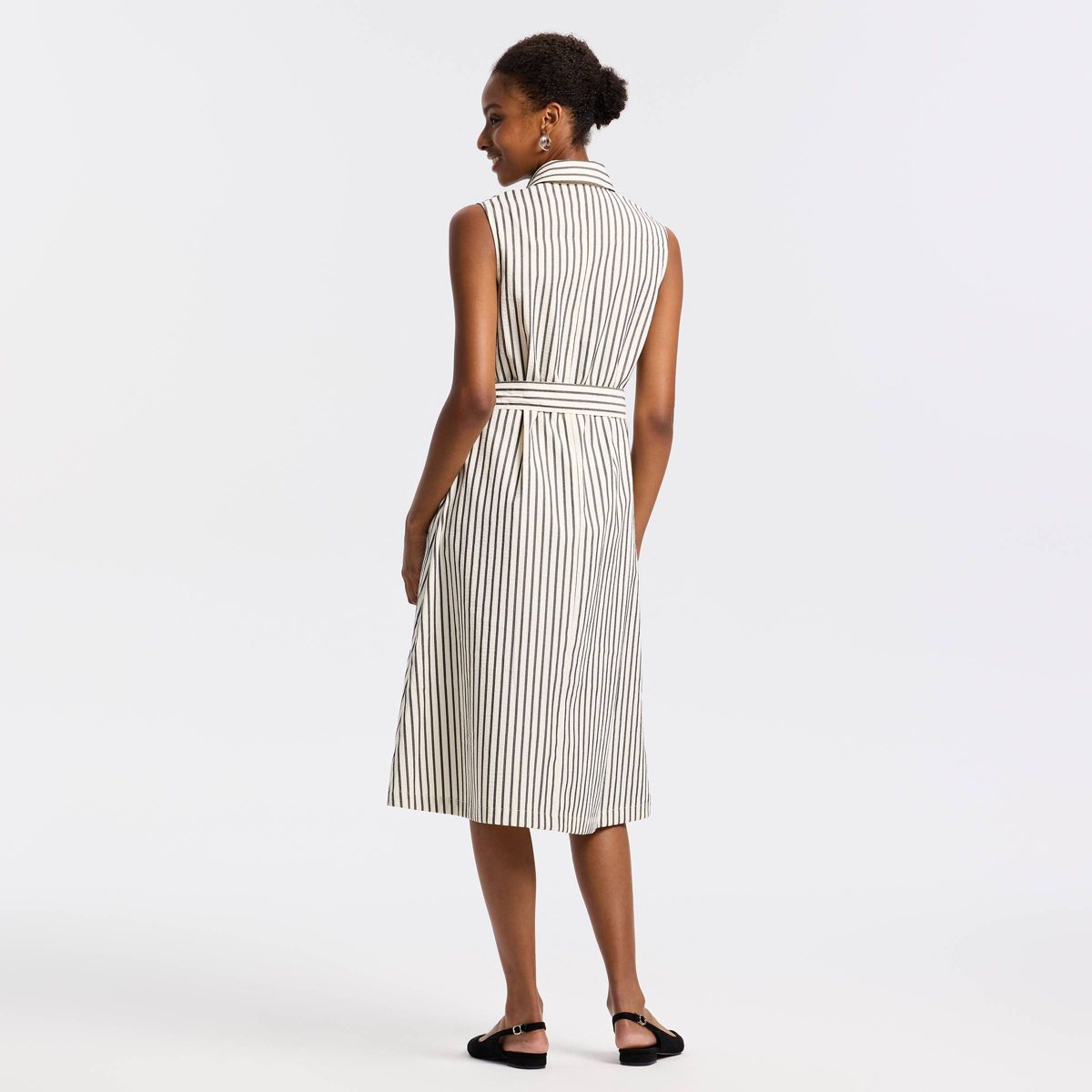 Women's Belted Midi Shirtdress - A New Day™ - thumbnail 8