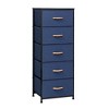 Crestlive Products Vertical Dresser for Bedroom Storage Tower With Steel Frame Wood Top Easy Pull Fabric Bins - 2 of 4