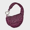 Micro Quilted Pouch Bag Charm - Wild Fable™ - 2 of 4