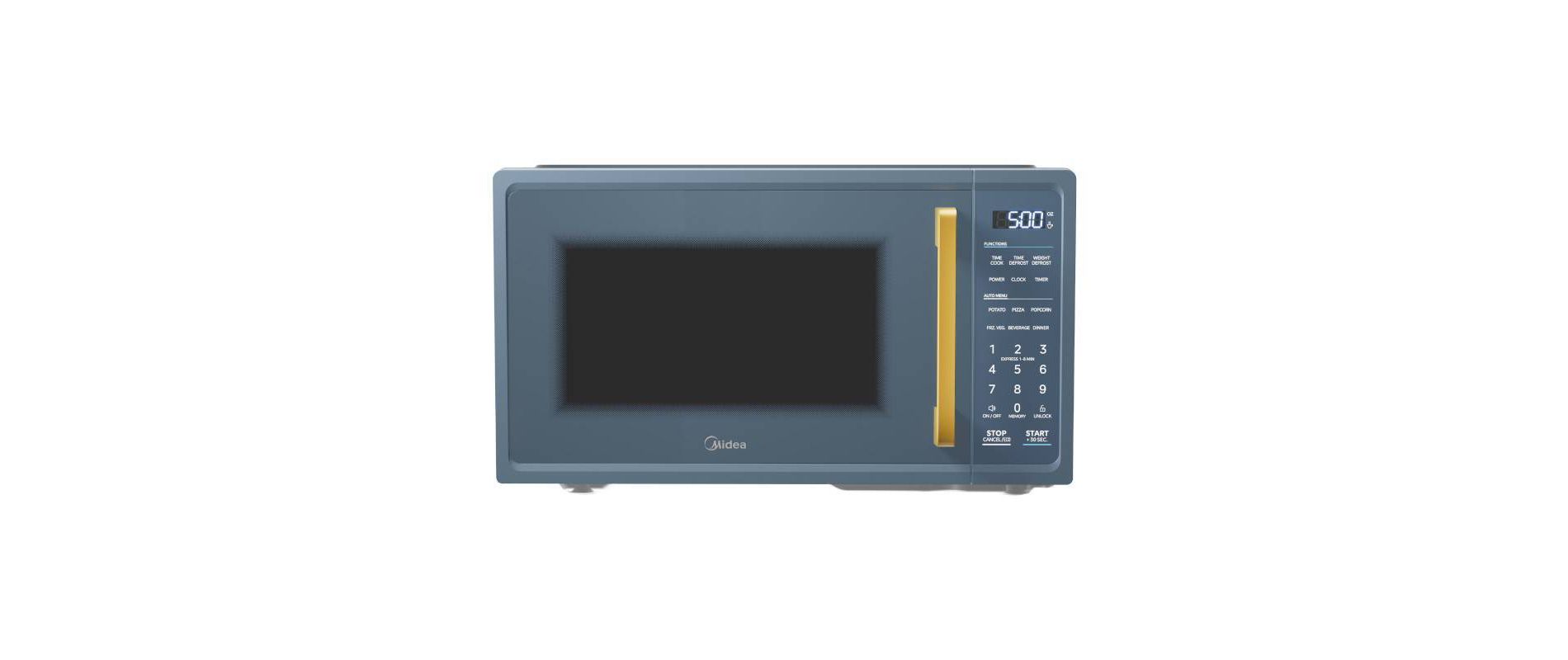 Midea 0.9 cu ft 900W Microwave Oven with Child Lock Door