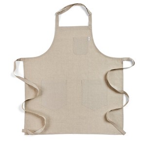Solino Home Kitchen Linen Bib Apron - 1 of 4