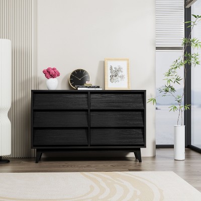 NicBex Modern Bedroom Dresser,Chest of Drawers with Vintage-Style and Bevel Design,Dressers for Living Room,Hallway,Office,Study