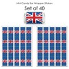 Big Dot of Happiness Cheerio, London - Mini Candy Bar Wrapper Stickers - British UK Party Small Favors - 40 Count - 3 of 4