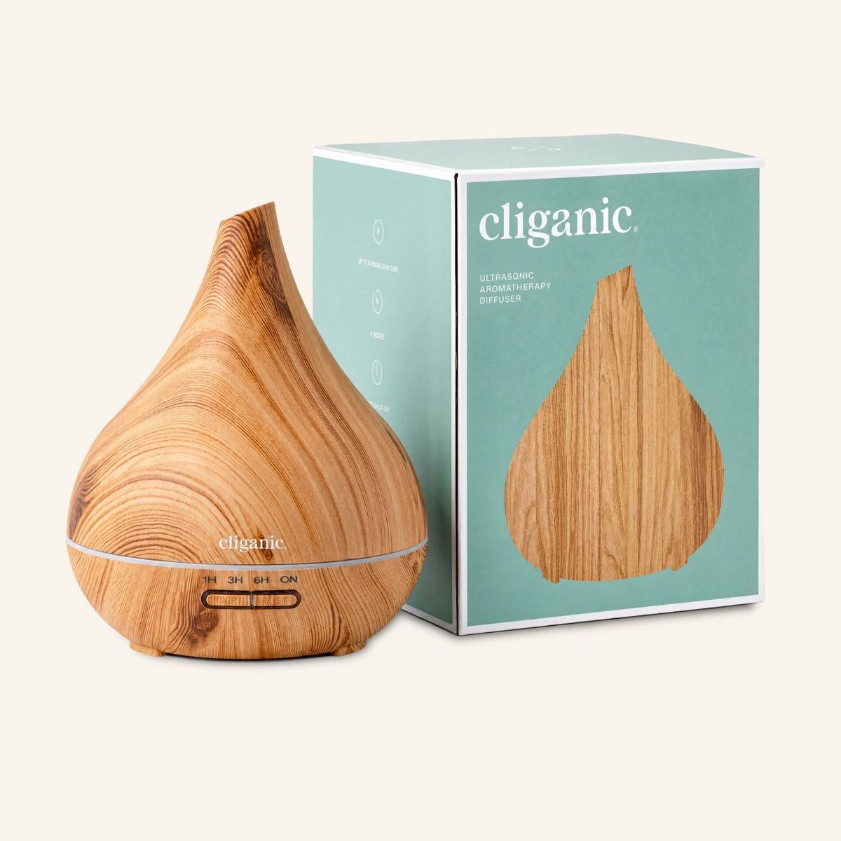Cliganic Ultrasonic Aromatherapy Diffuser