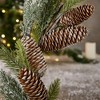 24" Christmas Pine Wreath Pinecone & Greenery Holiday Door Decoration Pre-Lit or Natural Style for Festive Home Decor FBA shipment - 2 of 4