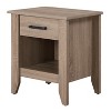 HomeStock Sandle Wood Nightstand 24x21x18 Warm Compact Bedside Table with Modern Finish, Durable Build and Convenient Storage - 2 of 4
