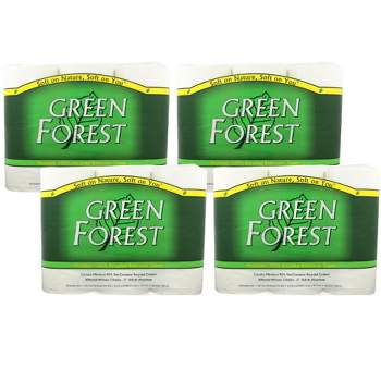 Green Forest Premium 100% Recycled Bathroom Tissue 2-Ply 352 Sheets - Case of 4/12 ct