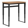 Vynxaria Contemporary 48-inch Adjustable Standing Desk Brown Laminate Surface with Black Metal Base for Home Office - 4 of 4