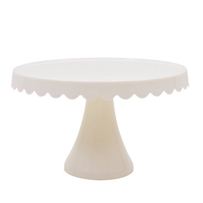 Homeries Bamboo Cake Stand With Clear Acrylic Dome Cover : Target