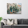 30" x 40" Around the Bend by Studio Arts Canvas Art Print - Masterpiece Art Gallery: Horizontal Cityscape Canvas - 3 of 4