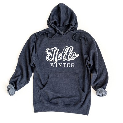 Simply Sage Market Women's Graphic Hoodie Retro Hello Winter