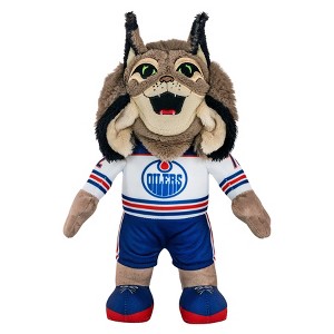 Bleacher Creatures Edmonton Oilers Hunter 10" Mascot Plush Figure (Road Uniform) - 1 of 4