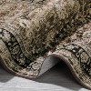 Vintage Floral Washable Rug Non-Slip, Retro Low Pile Throw Rug for Living Room Bedroom Dining Room, Soft Foldable Carpet - 4 of 4