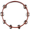MEINL Wood Tambourine Two Rows Steel Jingles - 2 of 4