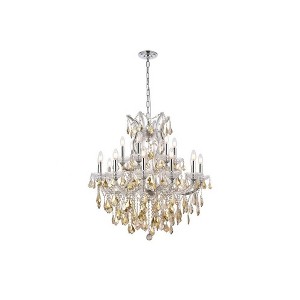 Elegant Lighting Maria Theresa 19 - Light Chandelier in  Chrome - 1 of 3