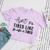 Simply Sage Market Ain't No Tired Like Mama Tired Boxy Crop Top - 3 of 4