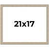 PosterPalooza | 21x17 Thin Barnwood Picture Frame, UV Acrylic, 2 Finishes - Grey and Black - 2 of 4
