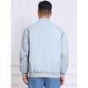 INSPIRE CHIC Men's Casual Stylish Lightweight Full Zip Up Bomber Jacket - 3 of 4