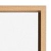 Kate and Laurel Sylvie Modern Baby Bear Framed Canvas by Rachel Lee of My Dream Wall, 18x24, Natural - 3 of 4