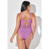 Swimsuits for All Women's Cup Sized Mesh Underwire One Piece Swimsuit (Plus Sizes Available) - 3 of 4