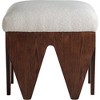Meridian Furniture,Altair Velour Fur Fabric Bench - 3 of 4
