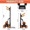 3-in-1 Stair Climber Dolly with 6 Wheels, Telescoping Handle, 440LB, Hand Truck for Smooth Stair Descent, Moving, Groceries, Logistics - 2 of 4
