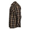 Gioberti Men's Western Plaid Long Sleeve Shirt with Pearl Snap-on - 3 of 3