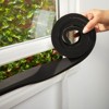 Stockroom Plus Window Weather Stripping Tape, 2 x 3/8 Inch Thick Black Foam Seal (6.5 Ft) - image 2 of 4