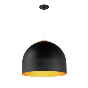 ET2 Lighting Foster 1 - Light Pendant in  Black/Gold - 1 of 3