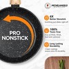 MICHELANGELO Pots and Pans Set Nonstick, Kitchen Cookware Sets with Black Granite Coating, Non Toxic Cookware Set Induction Compatible, 12 Pcs - 3 of 4