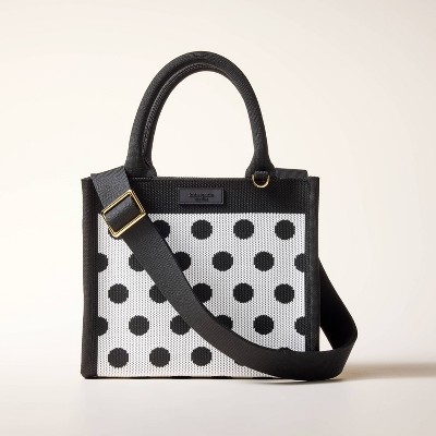 Polka Dot Knit Crossbody Bag - kate spade new york x Target White/Black