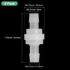 Unique Bargains Plastic Ozone Resistance Non Return Barb Hose Valve - 3 of 4