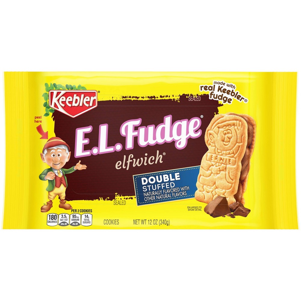 UPC 030100203636 product image for Keebler E.L. Fudge Double Stuffed Cookies - 12oz | upcitemdb.com