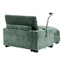 Beige Chenille Reclining Single-Sided Armrest Sofa With Bracket Ultra-Comfortable Single Recliner Sofa For Living Room - 3 of 4